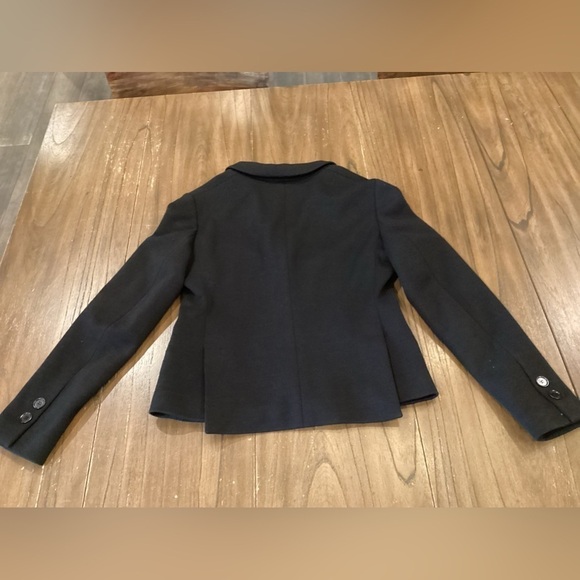 Bally black collar office jacket 2 button up blazer medium - Picture 11 of 12